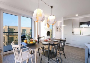 Beach front apartment