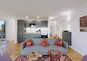 Beach front apartment