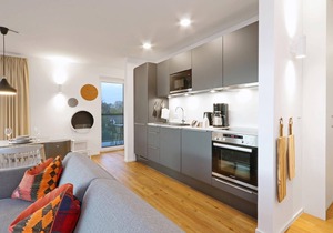 Beach front apartment