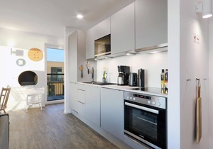 Beach front apartment