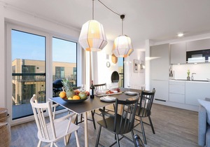 Beach front apartment