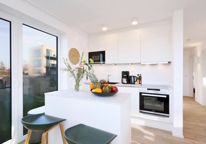 Beach front apartment