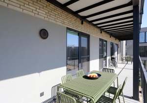 Beach front apartment