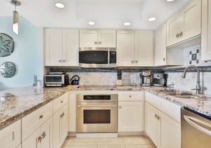 Beachfront Condo with a Beautiful, Renovated Kitchen, Shared Pool, & Tennis