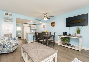 Beachfront Escape | Updated 1BR Condo w/Pool & Patio