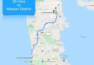 Beachfront House near SF w/ Parking (5)