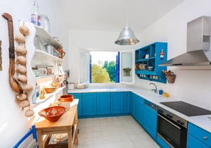 Beachfront Villa in Skiathos with Semi-Private Sandy Beach