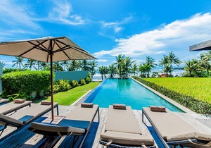 Beachfront2, 3 Bedroom Villa, Car+Driver, Cemagi;