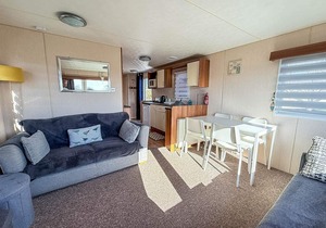 Beautiful 6 berth caravan for hire with huge decking at Manor Park ref 23142K
