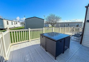 Beautiful 6 berth caravan for hire with huge decking at Manor Park ref 23142K