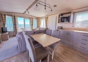 Beautiful 6 berth caravan with full sea views for hire in Suffolk ref 68002CR