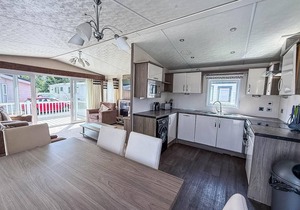 Beautiful 8 berth caravan with decking at Broadland Sands in Suffolk ref 20017CV