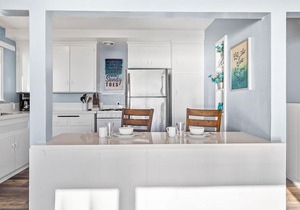Beautiful beachfront condo with deck