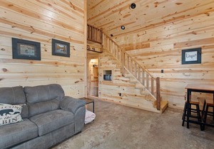 Beautiful cabins with a pool in a peaceful setting