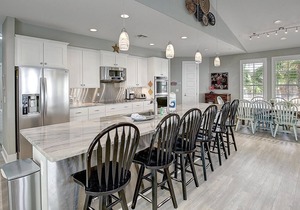 Beautiful home with elevator. Port A's shortest boardwalk to the beach!