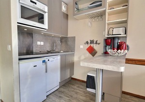 Beautiful renovated apartment at the foot of the slopes, 6 pers, balcony, 3 Paradiski crystals