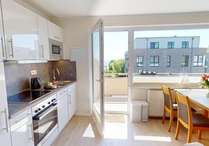 Beautiful vacation apartment with sea view near the beach and marina in Grömitz