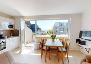 Beautiful vacation apartment with sea view near the beach and marina in Grömitz