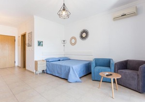 BeHappy Riviera Studio with Sunny Balcony & Pool View