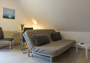 Between the Baltic Sea beach and the Bodden, the Boddenhus apartment house awaits you with its brigh