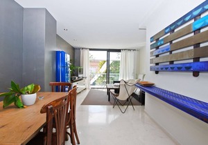 Blue fridge apartmen · Ideal for couples, near beach and well connected