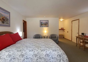 BookStayHop - #1 Lodge Room 1 ~ Green Springs Inn ~ Jacuzzi Bathtub ~Dog Friendl