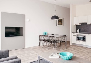 Bright and modern two bedroom apartment with canal view.