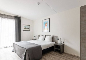 Bright and modern two bedroom apartment with canal view.