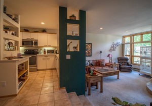 Bright and Open Mountain-Contemporary Condo One Block Off Main Street!