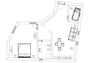 Bright apartment in the center of Florence, near the main train station