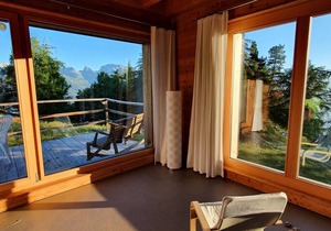 Bright chalet Tzoumaz - Verbier magnificent view on privileged environment