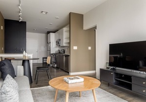 Bright East Cambridge 1BR w/Gym & W/D, nr Lechmere T, by Blueground