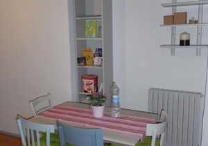bright two-room mezzanine near Piazza Statuto