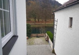 Cafe Altmühl, Ferienwohnungen Gästehaus Krimhilde direkt am Wasser
