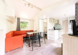 Camping maeva Escapades Coeur d'Ardèche * - Comfort Cottage 3 Rooms 5/7 People Air Conditioned + TV