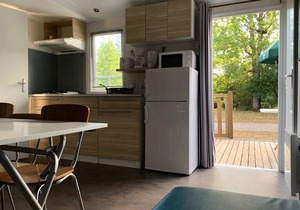 Camping des Bains * - Mobile home 3 bedrooms 4 to 6 people - 4 pers. included in the tariff