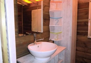 Camping du Port Mulon * - Ecolodge sur Pilotis 3 Rooms 4 People