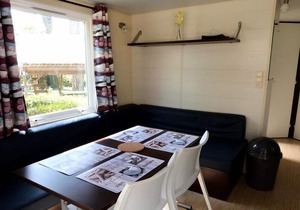 Camping du Port Mulon * - Mobile Home Zen Wood 3 Rooms 4 People