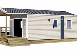 Camping Le Paradis **** - 3-room Crocus mobile home for 4 people