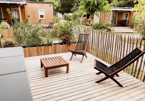 Camping Le Paradis * - Mobile Home Magnolia 3 Rooms 4 People Air-conditioned + TV