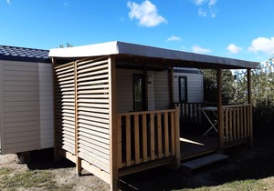 Camping Les Brillas* - Authentic Mobile Home 3 Rooms 4 People