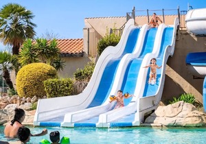 Camping Les Mûriers* - VIP Cottage TV Air Conditioning Plancha 4 rooms and 2 bathrooms 6 people