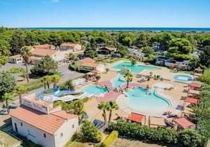 Camping Les Mûriers* - VIP Cottage TV Air Conditioning Plancha 4 rooms and 2 bathrooms 6 people