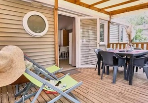 Camping maeva Escapades Le Domaine des Chênes Blancs * - Cozy Mobile Home 4 Rooms 6 People Air Conditioned