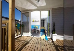 Camping maeva Escapades La Clairière * - Comfort Mobile Home 3 Rooms 4 People + TV