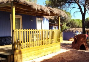 Camping Oasis Village ***** - Comfort themed bungalow 4 rooms 6/8 people air-conditioned + TV