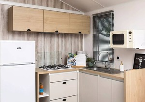 Campsite Domaine des Salins * - Mobilhome Grand Confort 30m2/2 bedrooms with covered terrace 5 people