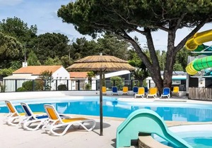 Campsite Domaine des Salins * - Mobilhome Grand Confort 30m2/2 bedrooms with covered terrace 5 people
