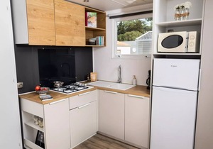 Campsite Domaine des Salins * - Mobil home Grand Confort 31 m2/3 bedrooms - covered terrace 6 people