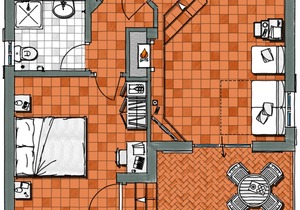 Case Vacanze Crone - first floor 6P